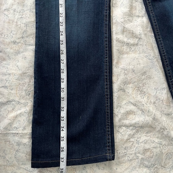 Harley-Davidson Blue Straight Leg Jeans with Classic Design - Picture 7 of 13
